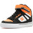 DC DC Youth Pure Hi Top Ev Skate Shoes - Orange/Black/White Orange/Black/White 12 Youth Boys Skate Shoes 5T to 13T and 1 to 7 US Size
