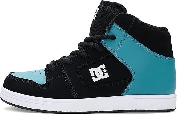 DC DC Youth Manteca 4 Hi  Skate Shoes - Black/Teal/White Black/Teal/White 13 Youth Boys Skate Shoes 5T-13T & 1-7 US Size