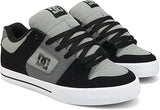 DC DC Men's  Pure Skate Shoes - Gray/Black Gray/Black 10 Mens Skate Shoes 6 to 18