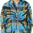 Hurley Hurley Men's Portland Tie Dye Flannel LS Deep Aqua S Mens Button Up Long Sleeve Shirts