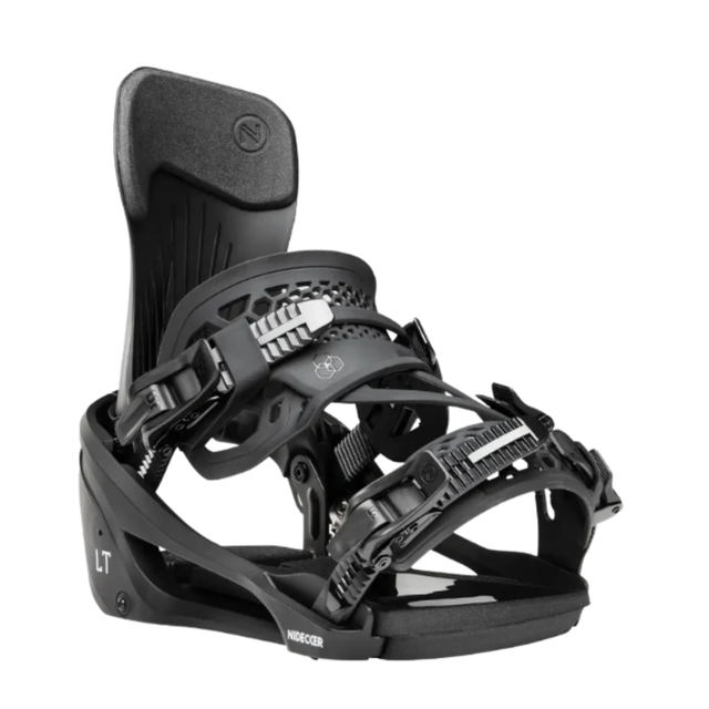 Nidecker Nidecker Men's LT Supermatic - Black Black L Mens Snowboard Bindings