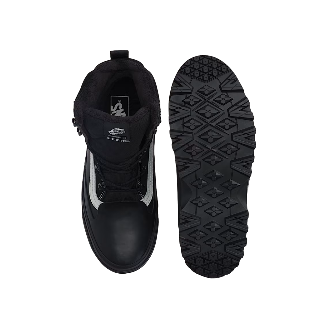 Vans Vans Unisex Standard Mid 2.0 MTE - Black/White Black/White 9/10.5 Unisex Skate Shoes 6 to 18