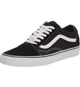 Vans Kids Old Skool Skateboard Shoes - Black/True White