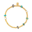 Pura Vida Gold Bead and Stone Chip Str — representative product image (best-match second pass)
