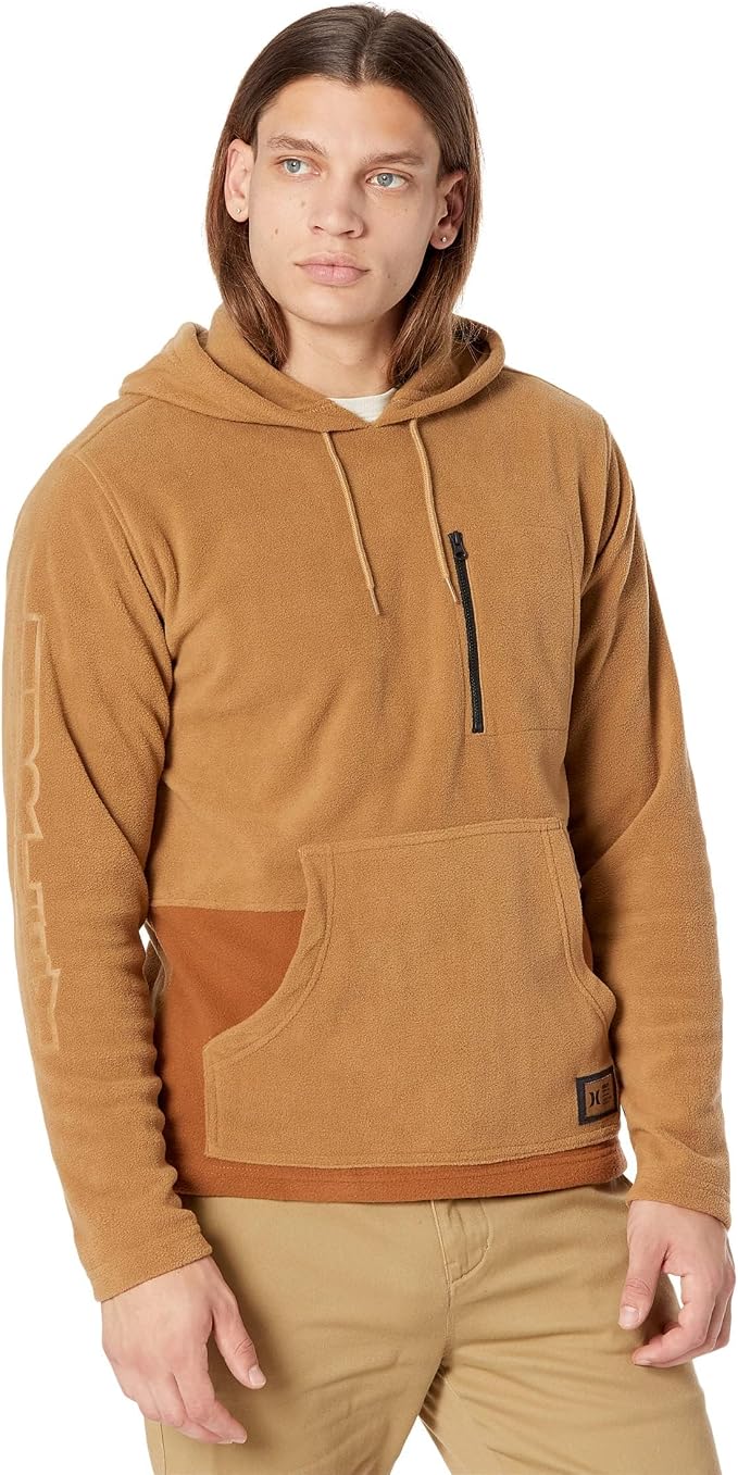 Hurley Hurley Men's Santa Fe Windchill Pullover Golden Doodle S Mens Pullover Hoodies