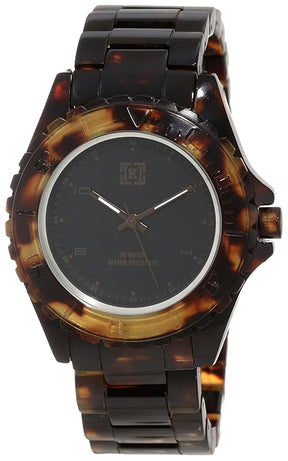 Kr3w Kr3w Phantom Elite Mens Metal Watches BROWN TORTOISE Watch Mens Analog Metal Band