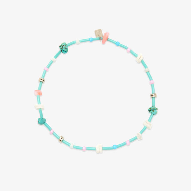Pura Vida Mixed Gemstone Chip SL Anklet — representative product image (best-match second pass)