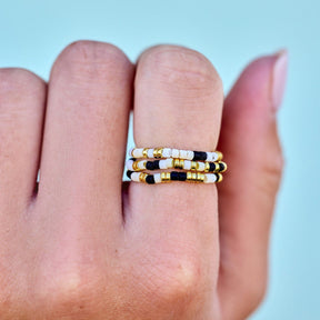 Pura Vida Mixed SB Gold Ring Set of 3 — representative product image (best-match second pass)