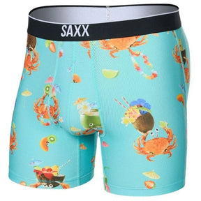 SAXX Men's Volt Boxer Brief - Crab Cocktail/Turquoise — representative product image (best-match second pass)