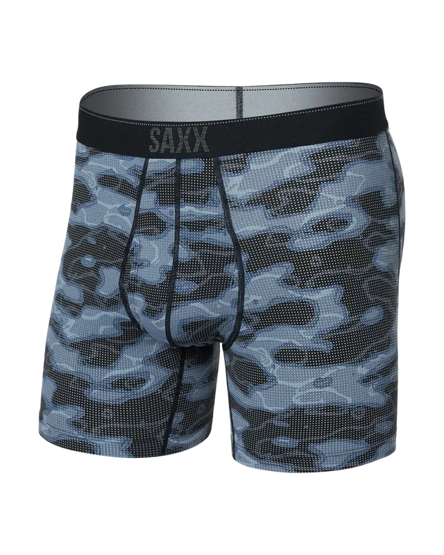 SAXX Men's Quest Boxer Brief Fly - Waterdrop Camo/Black — representative product image (best-match second pass)