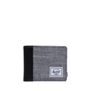 Herschel Hershel Hank Wallet Light Grey Crosshatch/Natural OS Mens Wallet