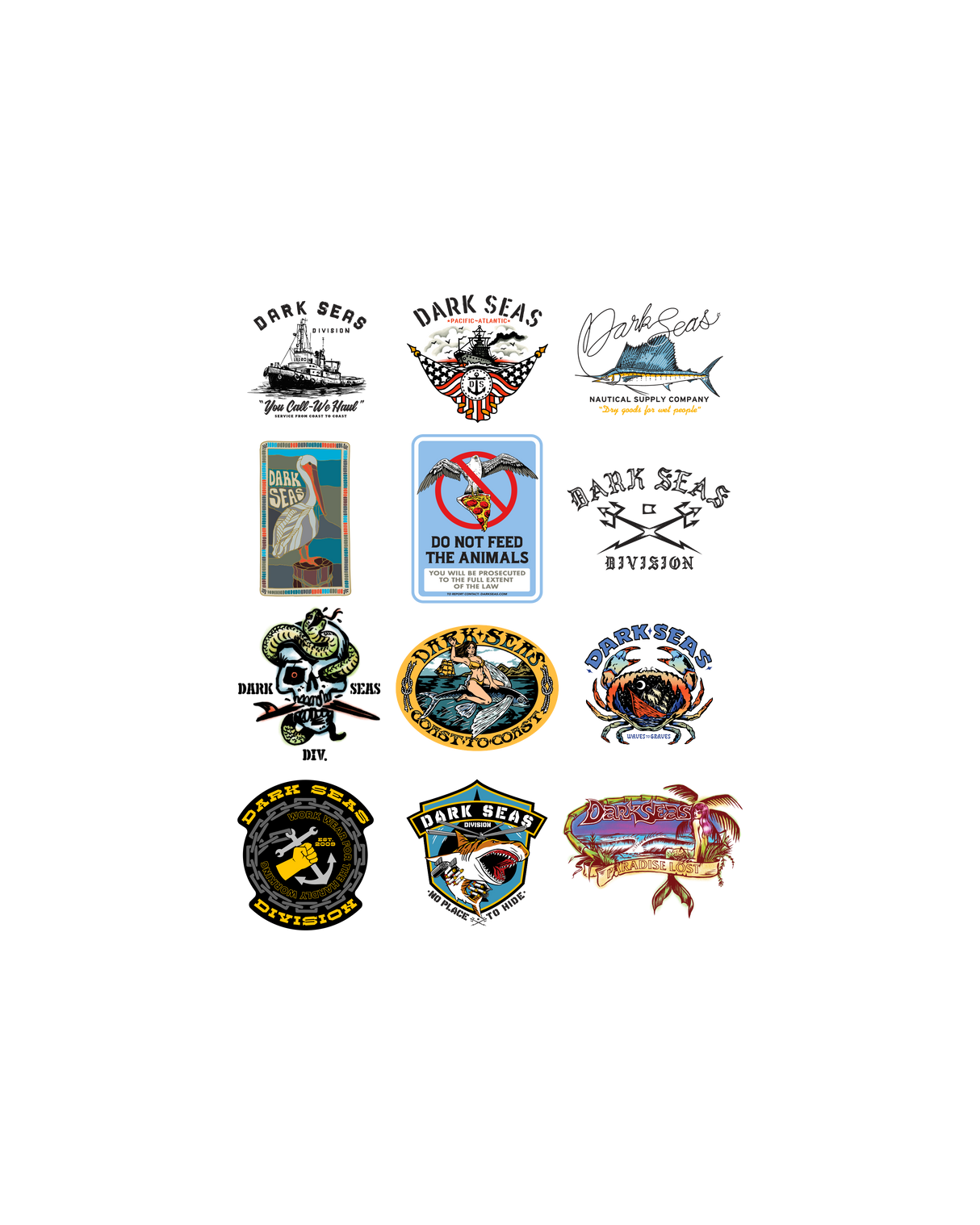 Dark Seas Sticker Pack X — representative product image (best-match second pass)