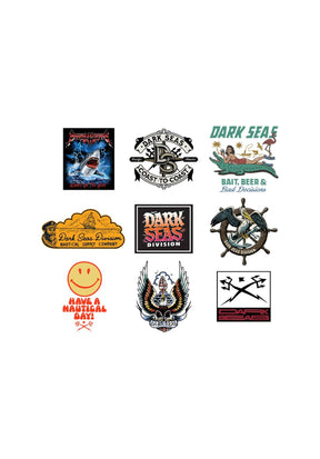 Dark Seas Sportsman Sticker 6 Pack — representative product image (best-match second pass)