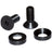 Shopnomads PROFILE FLUSH BOLTS LARGE (FOR HOLLOW CR-MO SPINDLE) Black 1sz Bike Miscellaneous