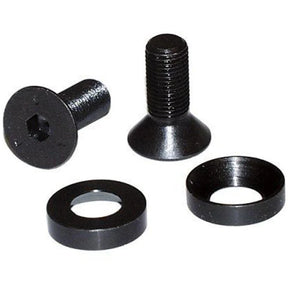 Shopnomads PROFILE FLUSH BOLTS LARGE (FOR HOLLOW CR-MO SPINDLE) Black 1sz Bike Miscellaneous
