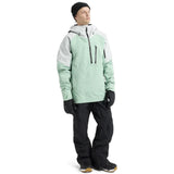 Burton Burton Men's [ak] Velocity GORE‑TEX 2L Anorak Jacket - Soft Sage/Gray Cloud Soft Sage/Gray Cloud S Mens Gore-Tex Jackets