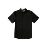 Volcom Volcom Men's Everett Oxford SS New Black S Mens Button Up Short Sleeve Shirts