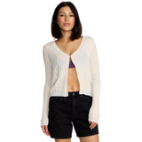 Volcom Volcom Women's Pulp Stitchin Cardi Star White S Womens Cardigan