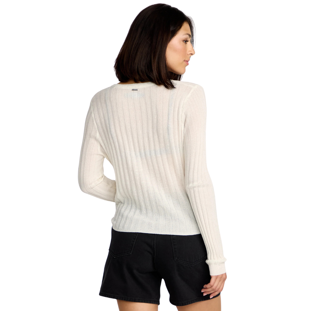 Volcom Volcom Women's Pulp Stitchin Cardi Star White S Womens Cardigan