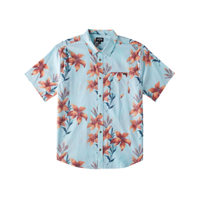 Billabong Billabong Men's Sunday SS Button Up Purple Haze M Mens Button Up Short Sleeve Shirts