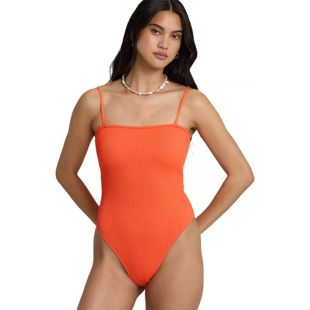 Billabong Billabong Women's Summer High Tully 1PC Hot Coral S Womens One Piece Bathing Suit