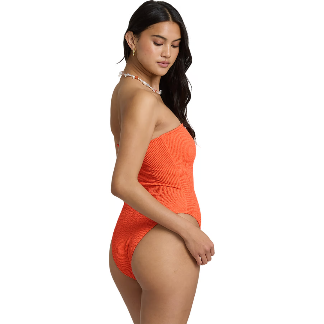 Billabong Billabong Women's Summer High Tully 1PC Hot Coral S Womens One Piece Bathing Suit