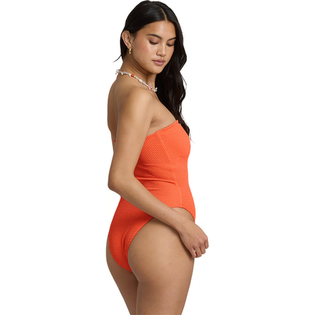 Billabong Billabong Women's Summer High Tully 1PC Hot Coral S Womens One Piece Bathing Suit
