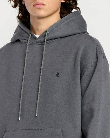 Volcom Volcom Men's Single Stone PW Pullover Brindle M Mens Pullover Hoodies