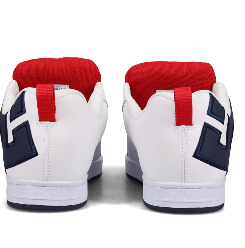 DC Court Graffik - Blanc/Bleu marine/Rouge
