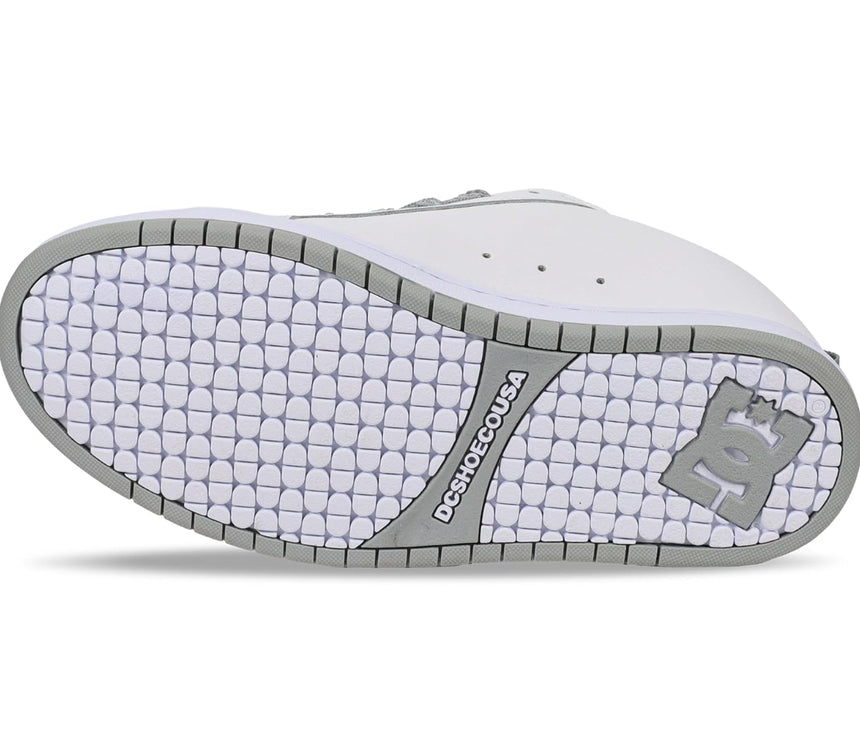 Chaussures DC Court Graffik SQ pour homme - Blanc/Gris