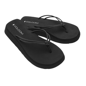 Volcom Volcom Women's Forever Up Sandals - Black Black 6 Womens Slip on Sandals 5 to 11