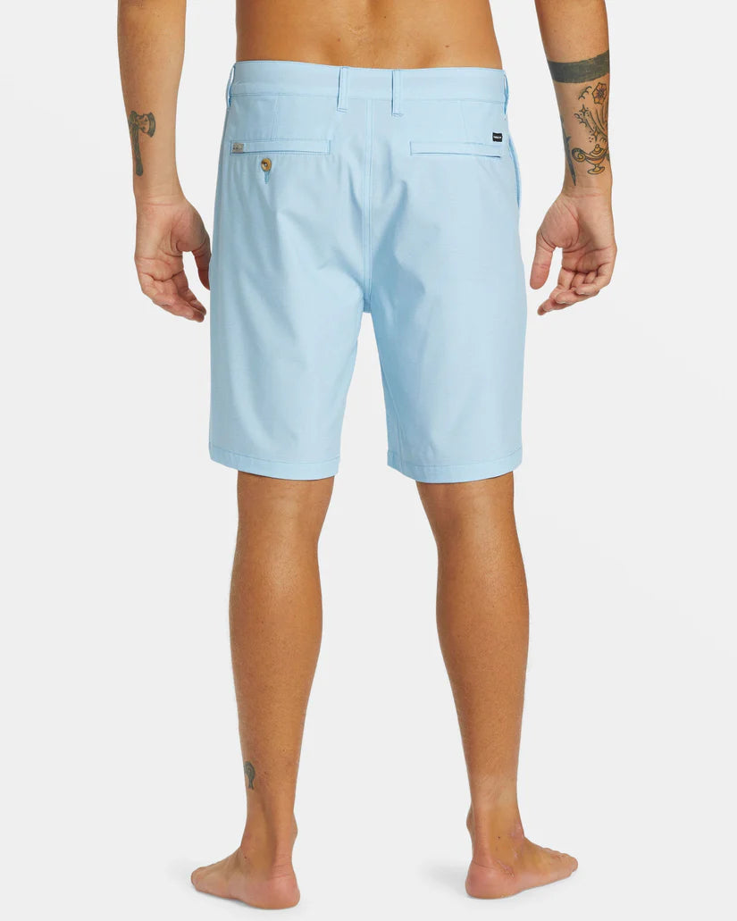 Quiksilver Quiksilver Men's Union Heather Amphibian 20" Boardshorts Blue Bell 30 Mens Board Shorts
