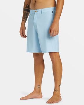 Quiksilver Quiksilver Men's Union Heather Amphibian 20" Boardshorts Blue Bell 30 Mens Board Shorts