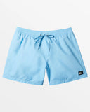 Quiksilver Quiksilver Men's Everyday Solid Volley 15" Boardshorts Beveled Glass S Mens Elastic Swim Trunks