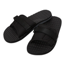 Volcom Volcom Men's Eco Recliner Slide - Black Grey Black Grey 11 Mens Slip on Sandals 5 to 11