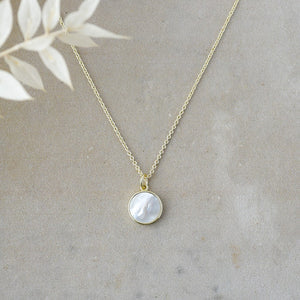 Glee Alluring Necklace - Mother Of Pearl