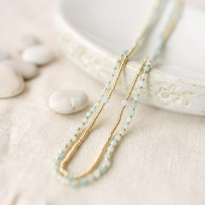 Glee Jewelry Glee Always Necklace gold/amazonite OS Jewelry