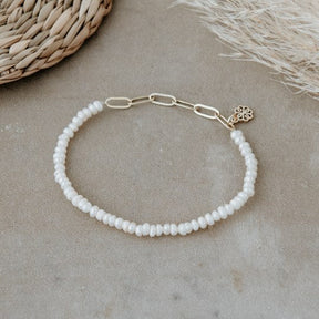 Glee Jewelry Glee Alyssa Bracelet - White Pearl gold/white pearl OS Jewelry