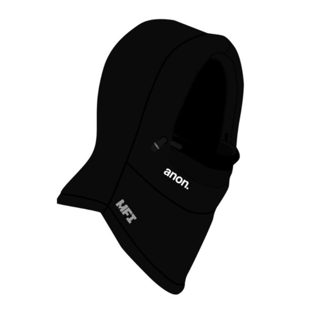 Anon Anon MFI® Hooded Balaclava Face Mask Black 1SZ Mens Hooded Face Cover