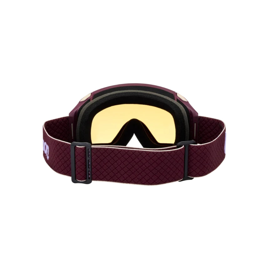 Anon Anon Unisex M4 Goggles (Cylindrical) + Bonus Lens + MFI® Face Mask - Deep Cherry/Perceive Cloudy Pink Deep Cherry/Perceive Cloudy Pink OS Mens Goggles Complete