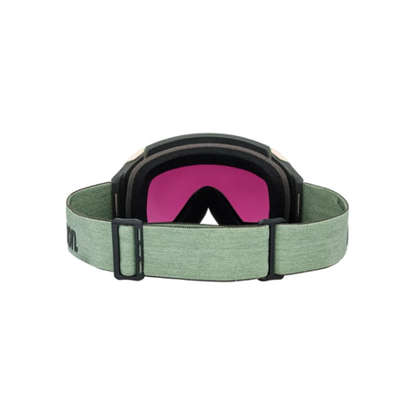 Anon Anon Unisex M4 Goggles (Cylindrical) + Bonus Lens + MFI® Face Mask - Soft Sage/Perceive Sunny Onyx Soft Sage/Perceive Sunny Onyx OS Mens Goggles Complete
