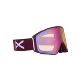 Anon Anon Unisex M4S Goggles (Cylindrical) + Bonus Lens + MFI® Face Mask - Deep Cherry/Perceive Cloudy Pink Deep Cherry/Perceive Cloudy Pink OS Mens Goggles Complete