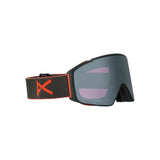Anon Anon Unisex M4S Goggles (Cylindrical) + Bonus Lens + MFI® Face Mask - Fiesta Red/Perceive Sunny Onyx Fiesta Red/Perceive Sunny Onyx OS Mens Goggles Complete