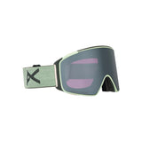 Anon Anon Unisex M4S Goggles (Cylindrical) + Bonus Lens + MFI® Face Mask - Soft Sage/Perceive Sunny Onyx Soft Sage/Perceive Sunny Onyx OS Mens Goggles Complete
