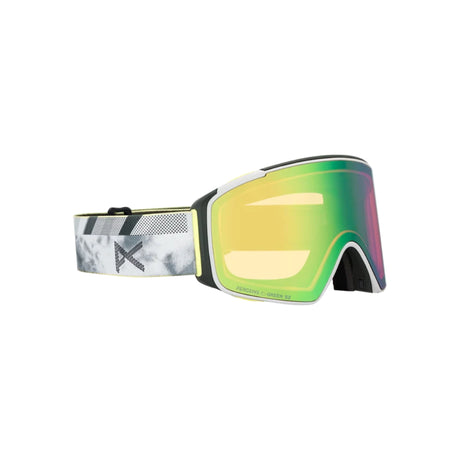 Anon Anon Unisex M4S Goggles (Cylindrical) + Bonus Lens + MFI® Face Mask - Tilt Shift/Perceive Variable Green Tilt Shift/Perceive Variable Green OS Mens Goggles Complete