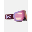 Anon Anon Unisex M5 Goggles + Bonus Lens + MFI® Face Mask - Deep Cherry/Perceive Cloudy Pink Deep Cherry/Perceive Cloudy Pink OS Mens Goggles Complete