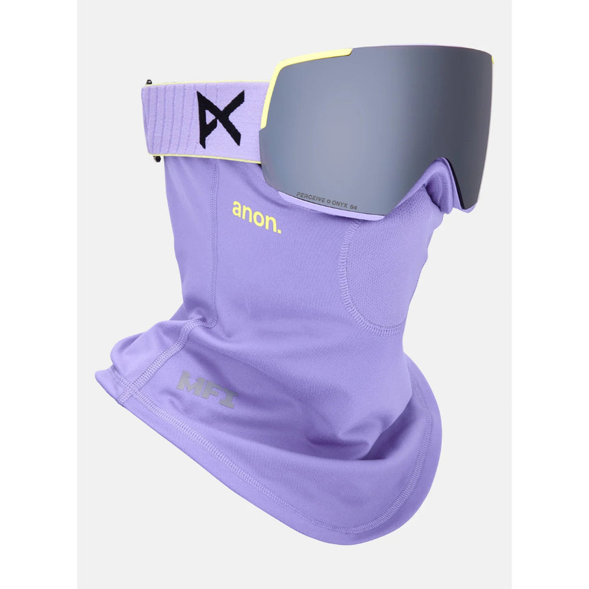 Anon Anon Unisex M5 Goggles + Bonus Lens + MFI® Face Mask - Hyper Lilac/Perceive Sunny Onyx Hyper Lilac/Perceive Sunny Onyx OS Mens Goggles Complete