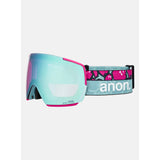 Anon Anon Unisex M5 Goggles + Bonus Lens + MFI® Face Mask - Pink Tides/Perceive Variable Blue Pink Tides/Perceive Variable Blue OS Mens Goggles Complete