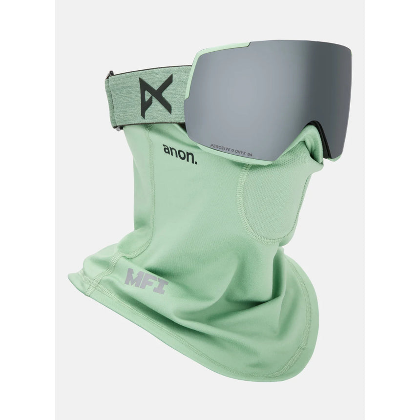 Anon Anon Unisex M5 Goggles + Bonus Lens + MFI® Face Mask - Soft Sage/Perceive Sunny Onyx Soft Sage/Perceive Sunny Onyx OS Mens Goggles Complete