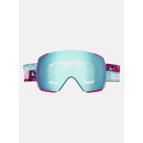 Anon Anon Unisex M5S Goggles + Bonus Lens + MFI® Face Mask - Pink Tides/Perceive Variable Blue Pink Tides/Perceive Variable Blue OS Mens Goggles Complete